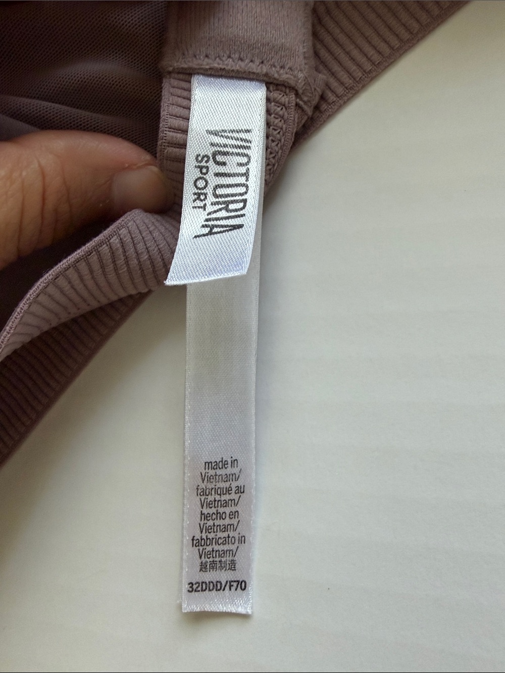 Victoria Sport Mauve Racerback Sports Bra 32DDD - Picture 6 of 7